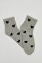 3 Pack Patterned Crew Socks - 4
