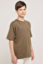 Print Detail T-Shirt With Crew Neck and Short Sleeves - 5