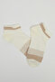3 Pack Patterned Ankle Socks - 4
