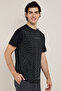 Print Detail T-Shirt with Crew Neck and Short Sleeves - 5