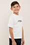 Embroidered T-Shirt with Crew Neck and Short Sleeves - 3