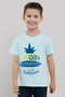 Printed T-Shirt with Crew Neck and Short Sleeves