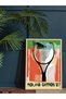 Roland Garros'87 One Piece Wooden Framed Painting - 4