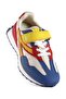 Velcro Closure Sneaker - Blue/Red/White