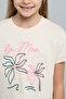 Printed T-Shirt with Crew Neck and Short Sleeves - 6