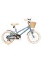 Bicycle With Basket 12 Inches Blue