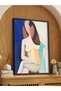 Oil Painting Appearance of a Woman Figure One Piece Black Wooden Framed Painting - 2