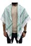 Tasseled Keffiyeh Pusse Bordo 140X140 - 3