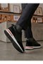 Crc Genuine Cowhide Black Men's Sneakers - Goat Leather Inside, Orthopedic Eva Sole Casual Shoes - 4