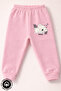 Unisex Baby Combed Organic Cotton Random Printed 6-18 Months Cuffed Baby Pants 6-Piece Single Bottom - 4
