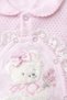 Teddy Bear Detail Baby Collar Baby Girl Jumpsuit - 3