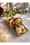 Serving Presentation Plate Rectangular Dream Gold