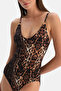 Multicolor Leopard Patterned Swimsuit - 5