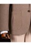Italian Style Slim Fit Pointed Collar Men's Single Jacket Mink T14902 - 3