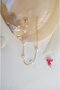 Minimal Top Pearl Detailed Chain Bracelet Adjustable - 3