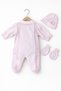 Teddy Bear Detail Baby Collar Baby Girl Jumpsuit - 2