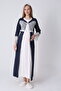 Polka Dot Dressing Gown Maternity-Nursing Nightgown 2-Piece Set - 3