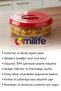 2 Pcs Red Color Round Pyrex Lid Durable Plastic Food Storage Transport Cover - 5