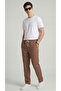 Men's Brown Linen Trousers Muslin Fabric Oversize Comfortable Fit Daily Use - 7