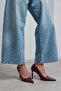 Lunara Burgundy Rustic Patterned Pointed Toe Women's Stiletto - 3