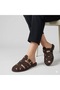 (Park Moda) Closed Toe Troc Women's Slippers Brown - 6