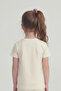 Girl's T-Shirt with Short Sleeves Printed B11 - 4