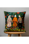 Double Sided Digital Printing Throw Pillow Cover-Spring/Summer/Friends/Flowers - 2