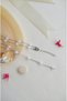 Y Model Pearl Detailed Long Chain Necklace – Stylish Low-Cut Necklace - 3