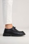 Luna Women's Genuine Leather Loafer Black - 7