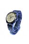 Velocity Men’s Chronograph Watch Stainless Steel Strap Gold Dial Quartz Analog Wristwatch - 3