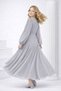 Papatya Pearl-Detained Lininged Girls' Turkish Dress - Dress - 3