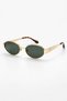 Laura Gold Metal Women's Sunglasses - 5