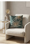 Premium Embossed Series Estrella Pattern Double-Sided Throw Pillow Cover-Green - 2