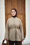 Women's Double Sleeve Slit Shirt Mint Green - 2