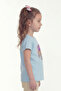 Girl's T-Shirt with Short Sleeves Printed B11 - 3