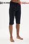 121 Premium Men's Comfortable Cut Cotton Combed Cotton Seasonal Waist-Tie Capri Pants with Pockets - 2