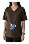 Retiring Baby Boy Printed V-Neck Oversized Maternity T-Shirt 1Gj2