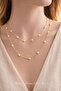 Minimal Pearl Necklace 60 cm Chain Necklace - 4