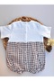 Pötikare Soft Series Hand Embroidered Carrot Rabbit Summer Baby Romper 100% Cotton - 4