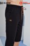 121 Premium Men's Comfortable Cut Cotton Combed Cotton Seasonal Waist-Tie Capri Pants with Pockets - 3