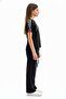 Girl's 2-Piece Gathered Side Printed Tracksuit Set - 2