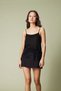 Dressy Tricotated Athlete Top with Lace at the Hem