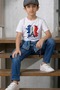 France Flag Graphic T-shirt for Boys & Girls - 2