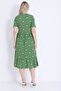 Floral Patterned Baby Collar Casual Dress - 2