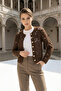 Gold Button Embroidered Jacket
