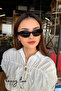 Solar Wink Black Cat Eye Sunglasses