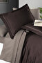 Serenity 100% Cotton 200 Tc (80 Thread) Deluxe Satin Double Duvet Cover Set - 2