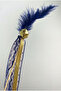 Navy Blue Stick Bridesmaid Bell, 10 Pieces with Feather Ribbon Decoration, Henna Night Wedding Promise Bride Groom Bride after Party Bachelorette Engagement Special Day Decoration Wedding Engagement - 3