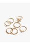 7-Piece Ring Set with Pearl and Stone Detailing - 2