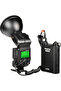 فلاش محمول AD360II-N WITSTRO TTL مع مجموعة بطاريات لكاميرات نيكون - 2